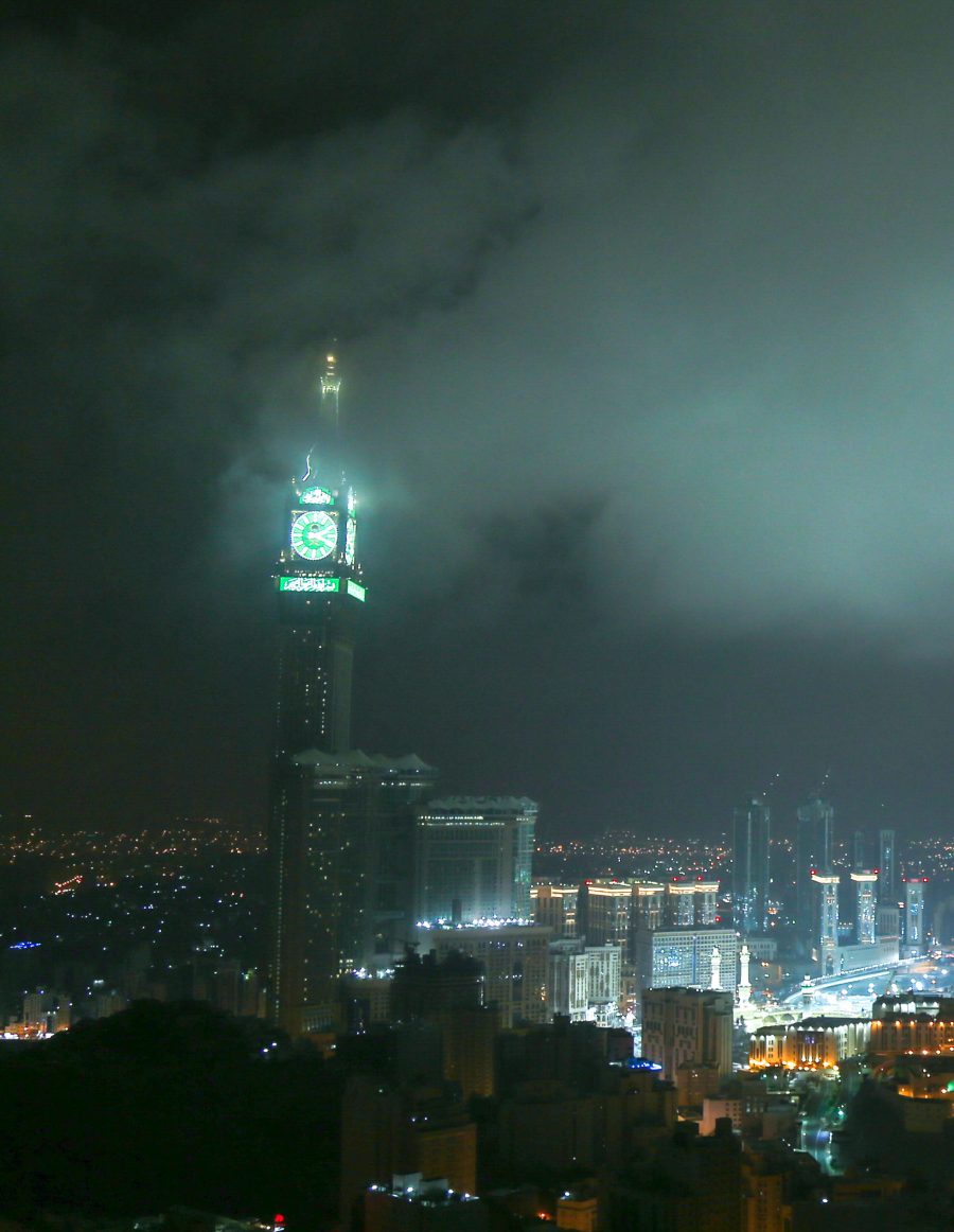 Abraj Al Bait clock tower complex beside Masjid al-Haram in Makkah