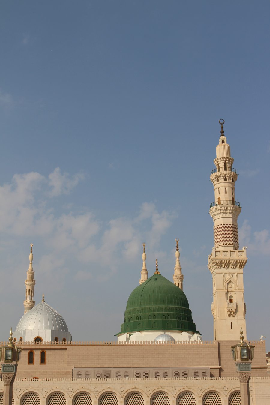 Close-up of the Green Dome, Al-Masjid an-Nabawi, Madinah