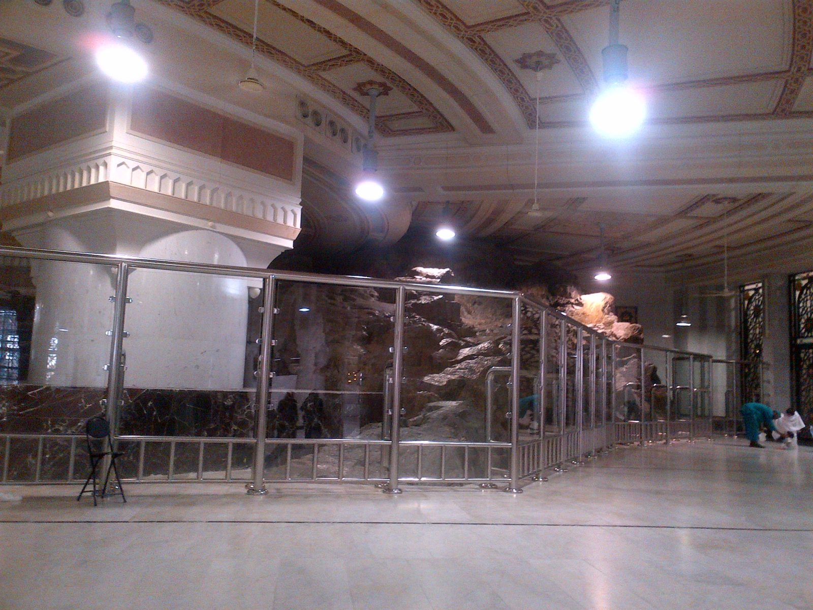 Mount Safa, one of the two points of the sa'i rite performed during Umrah